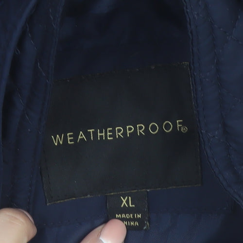 Weatherproof Women's Blue Quilted Lightweight Jacket XL