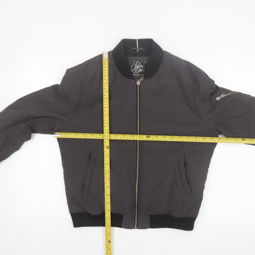 Superdry Womens Black Quilted Bomber Jacket Size M