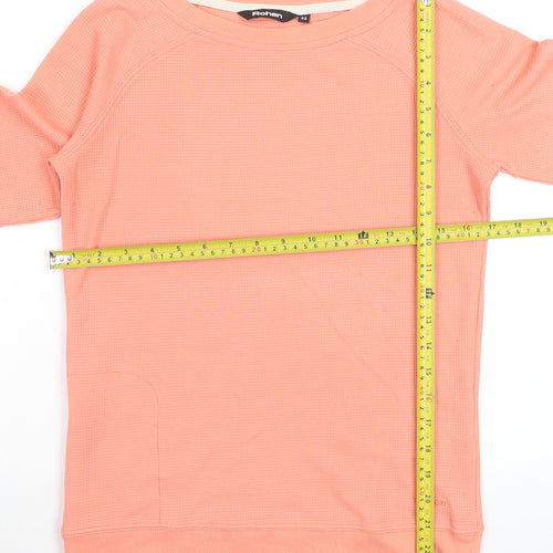 Rohan Womens Coral Polyester Pullover Sweatshirt XS Lightweight Casual
