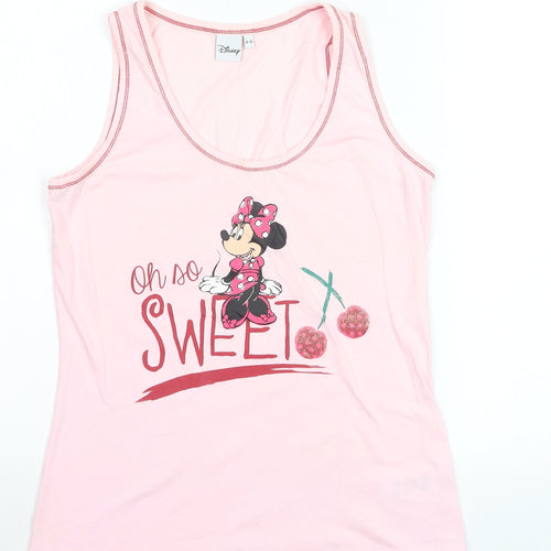 Disney Women’s Pink Minnie Mouse Tank Top Size 8-10
