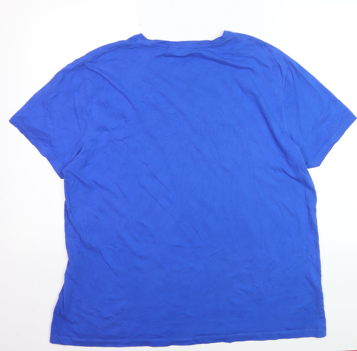 Craghoppers Men's Blue 2XL Cotton Logo Graphic T-Shirt