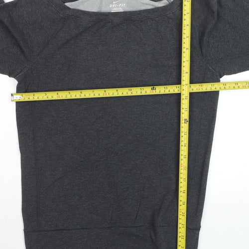 Nike Women’s Black Dri-FIT Pullover Sweatshirt XS Lightweight