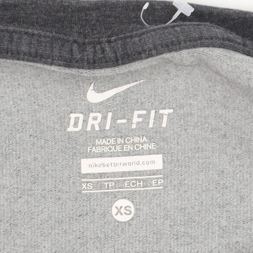 Nike Women’s Black Dri-FIT Pullover Sweatshirt XS Lightweight