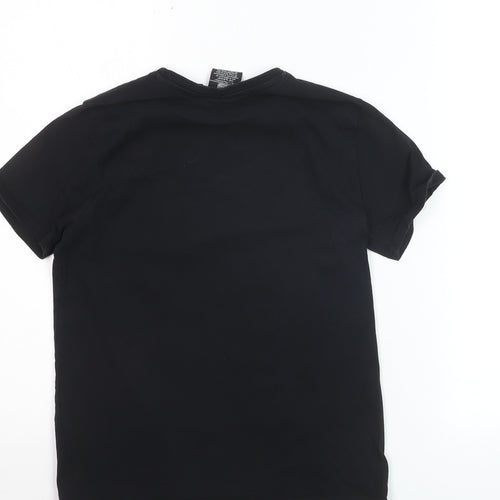 Primark Boys Black PlayStation T-Shirt 9-10 Years Short Sleeve Graphic