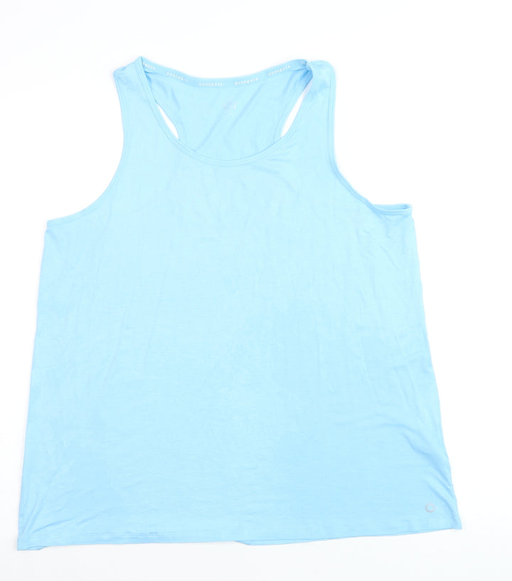 Marks and Spencer Women’s Blue Racerback Tank Top Size 16 Viscose Blend