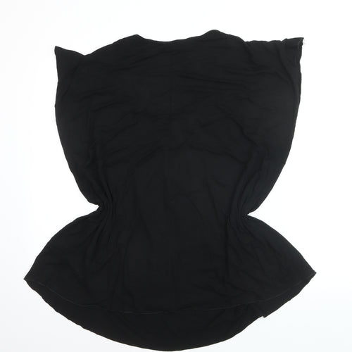 rogers+ROGERS Womens Black Plus Size 22 Sleeveless Camisole Blouse