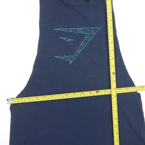Gymshark Men's Blue Sleeveless Athletic Tank Top Size S
