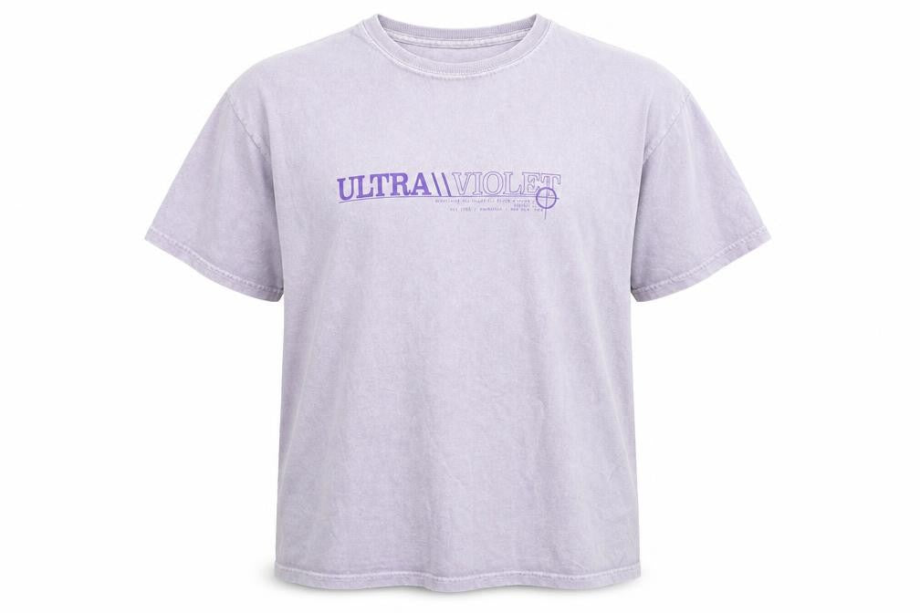 Urban Outfitters Men's Purple Ultra Violet Graphic T-Shirt Size S