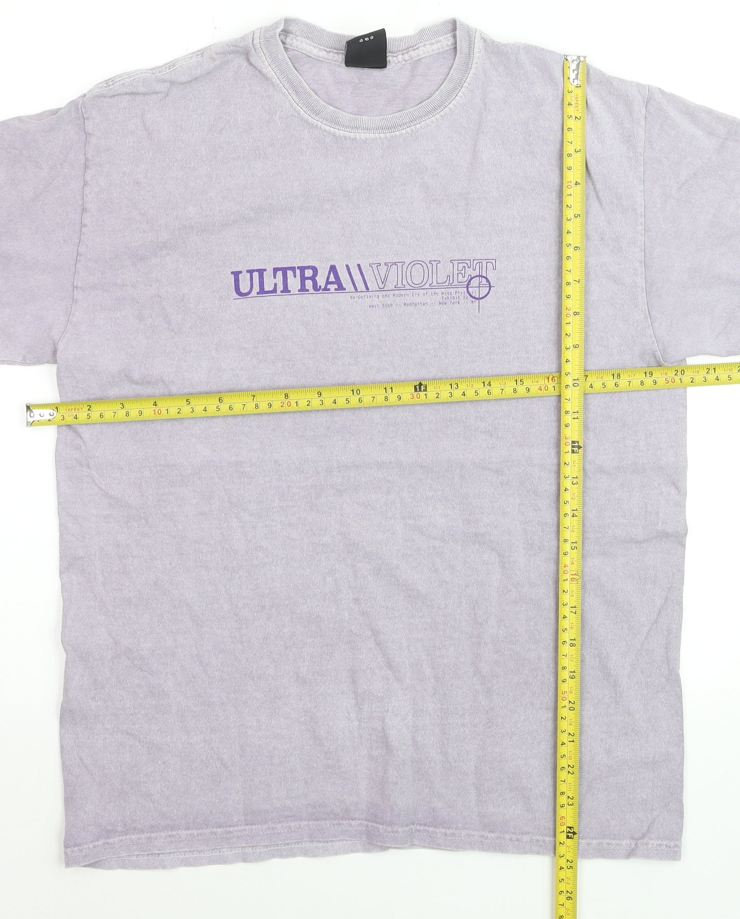 Urban Outfitters Men's Purple Ultra Violet Graphic T-Shirt Size S