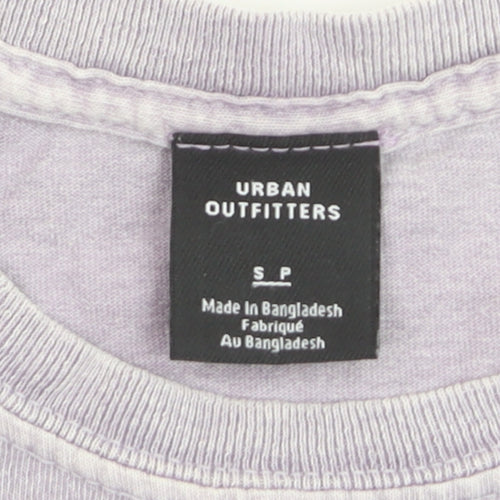 Urban Outfitters Men's Purple Ultra Violet Graphic T-Shirt Size S
