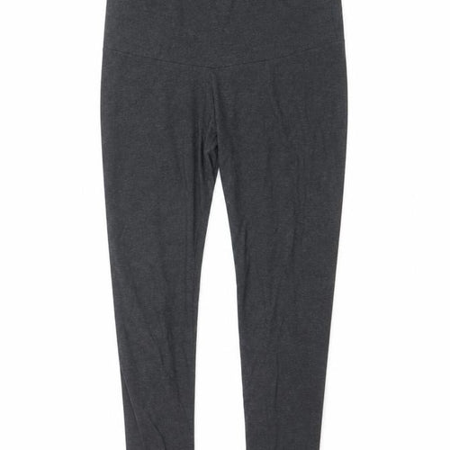 JoJo Maman Bébé Women Grey Maternity Ankle Stretch Leggings Size S