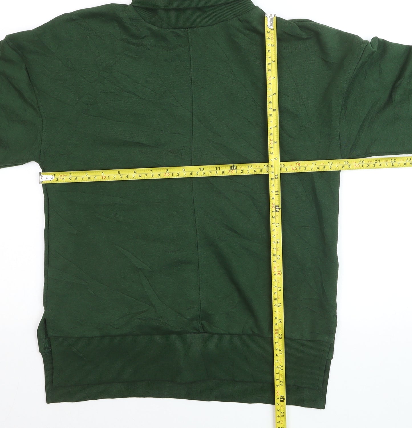 Marks and Spencer Women’s Green Roll Neck Long Sleeve Pullover Sweatshirt Size 8