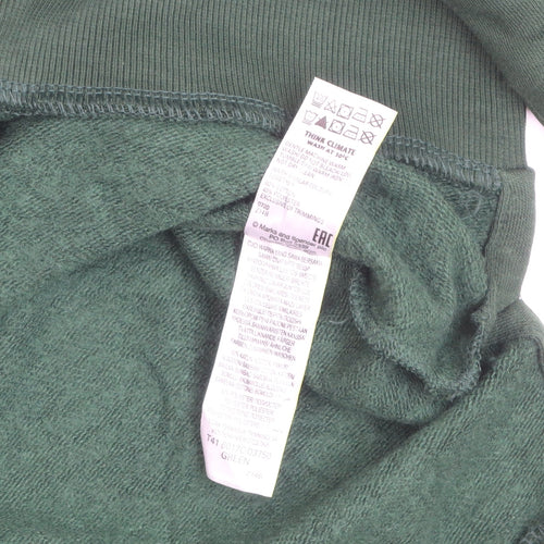 Marks and Spencer Women’s Green Roll Neck Long Sleeve Pullover Sweatshirt Size 8