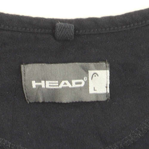 HEAD Men's Black Sleeveless Athletic Tank Top L