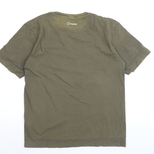 Berghaus Men’s Green Graphic Crew Neck Short Sleeve T-Shirt Size S