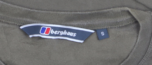 Berghaus Men’s Green Graphic Crew Neck Short Sleeve T-Shirt Size S