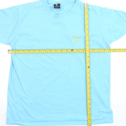 U.S. Polo Assn. Men's Blue Cotton Crew Neck T-Shirt Size L