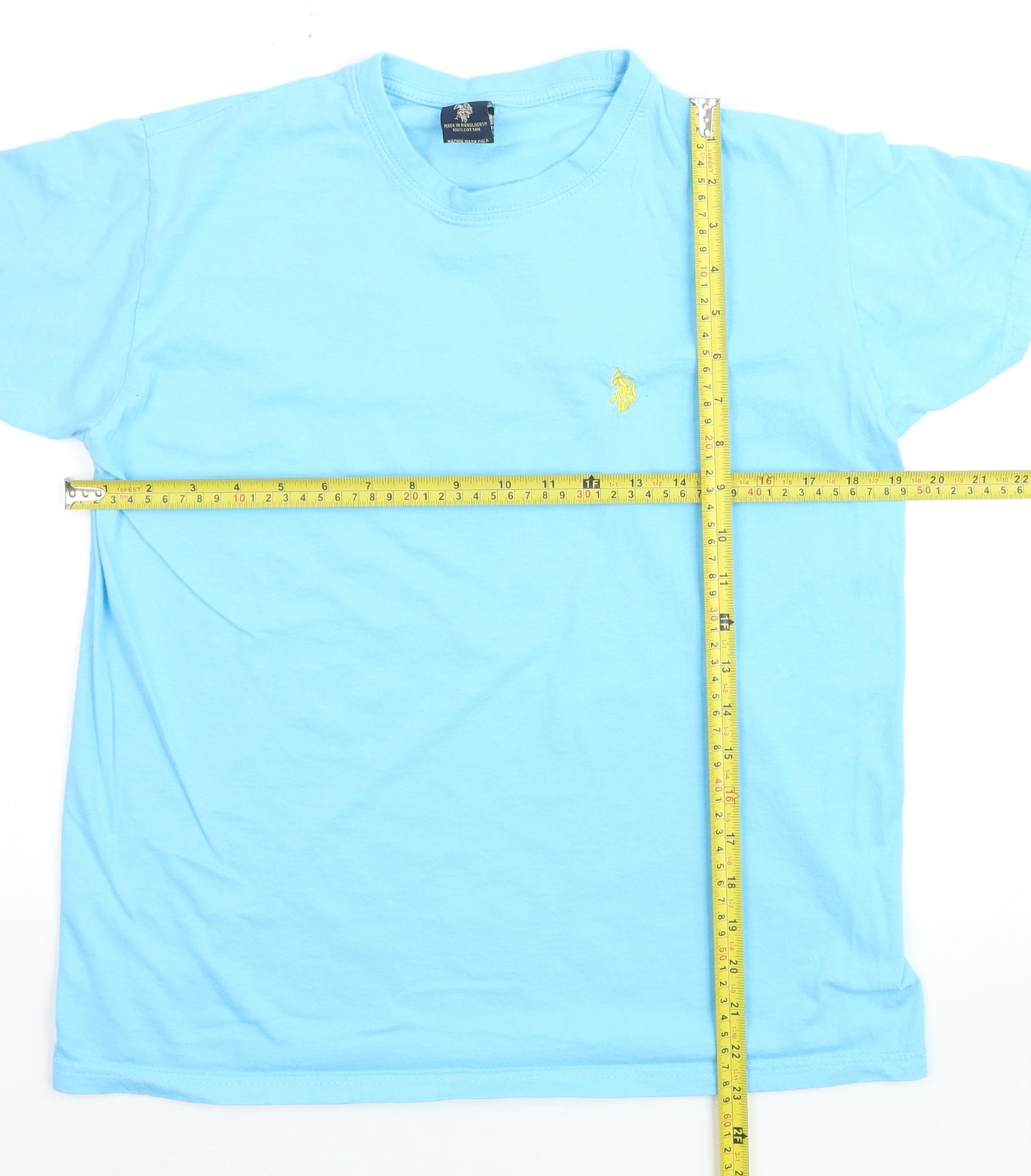U.S. Polo Assn. Men's Blue Cotton Crew Neck T-Shirt Size L