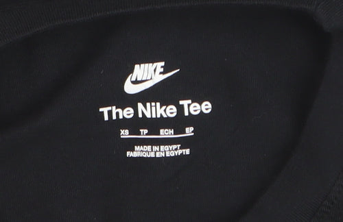 Nike Men's Black XS Short Sleeve Sports Cotton T-Shirt