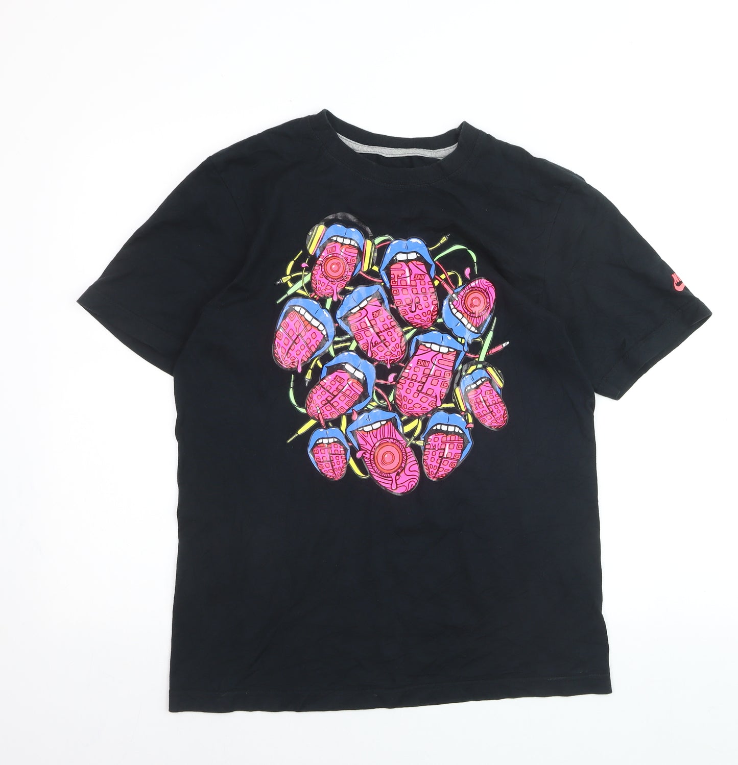 Nike Sportswear Men's Black Graphic Print T-Shirt Size S