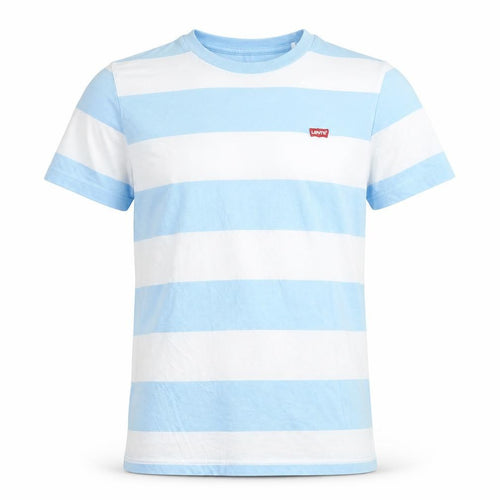 Levi's Men's Blue White Striped Crew Neck T-Shirt XS