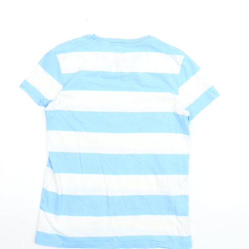 Levi's Men's Blue White Striped Crew Neck T-Shirt XS