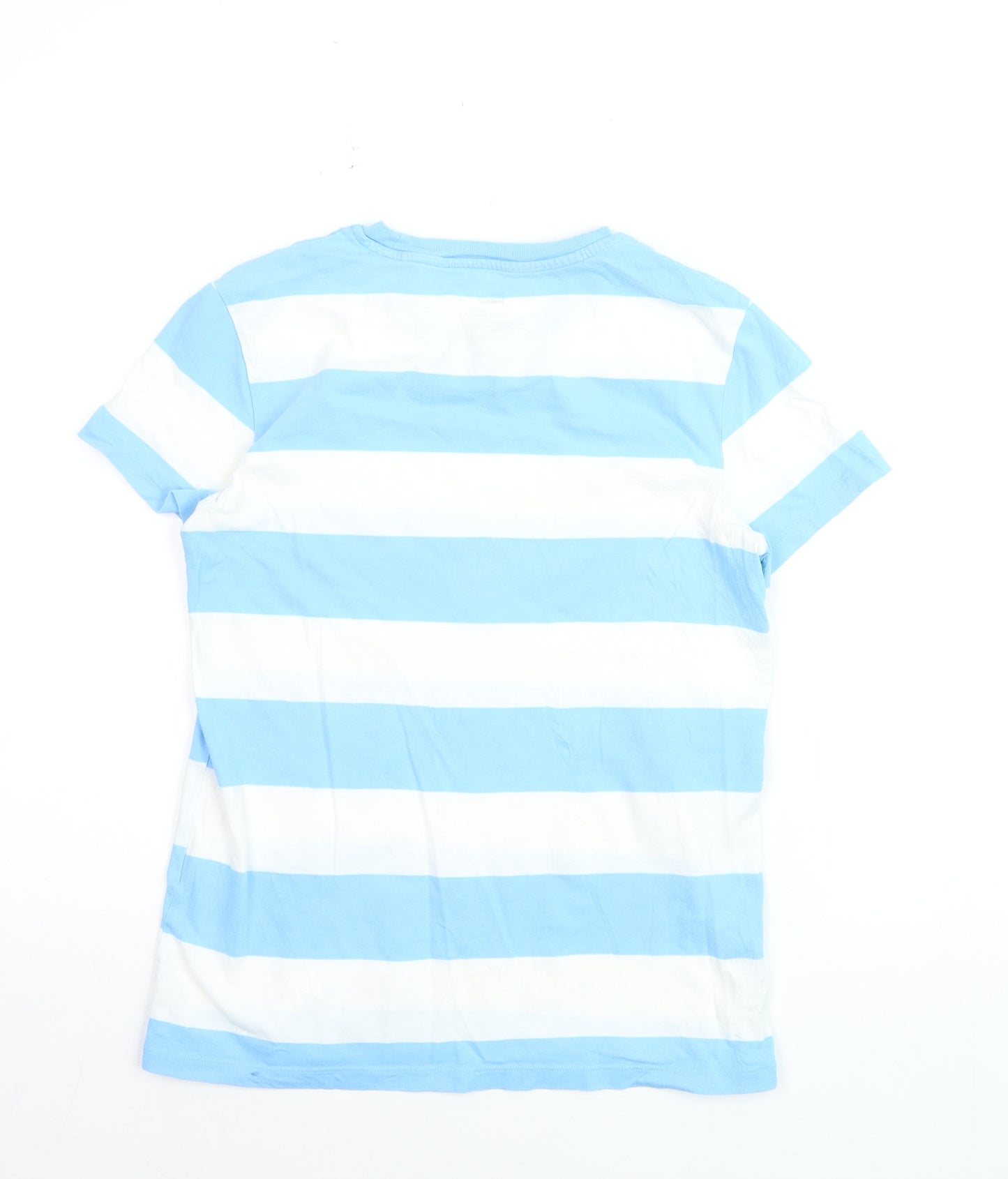 Levi's Men's Blue White Striped Crew Neck T-Shirt XS
