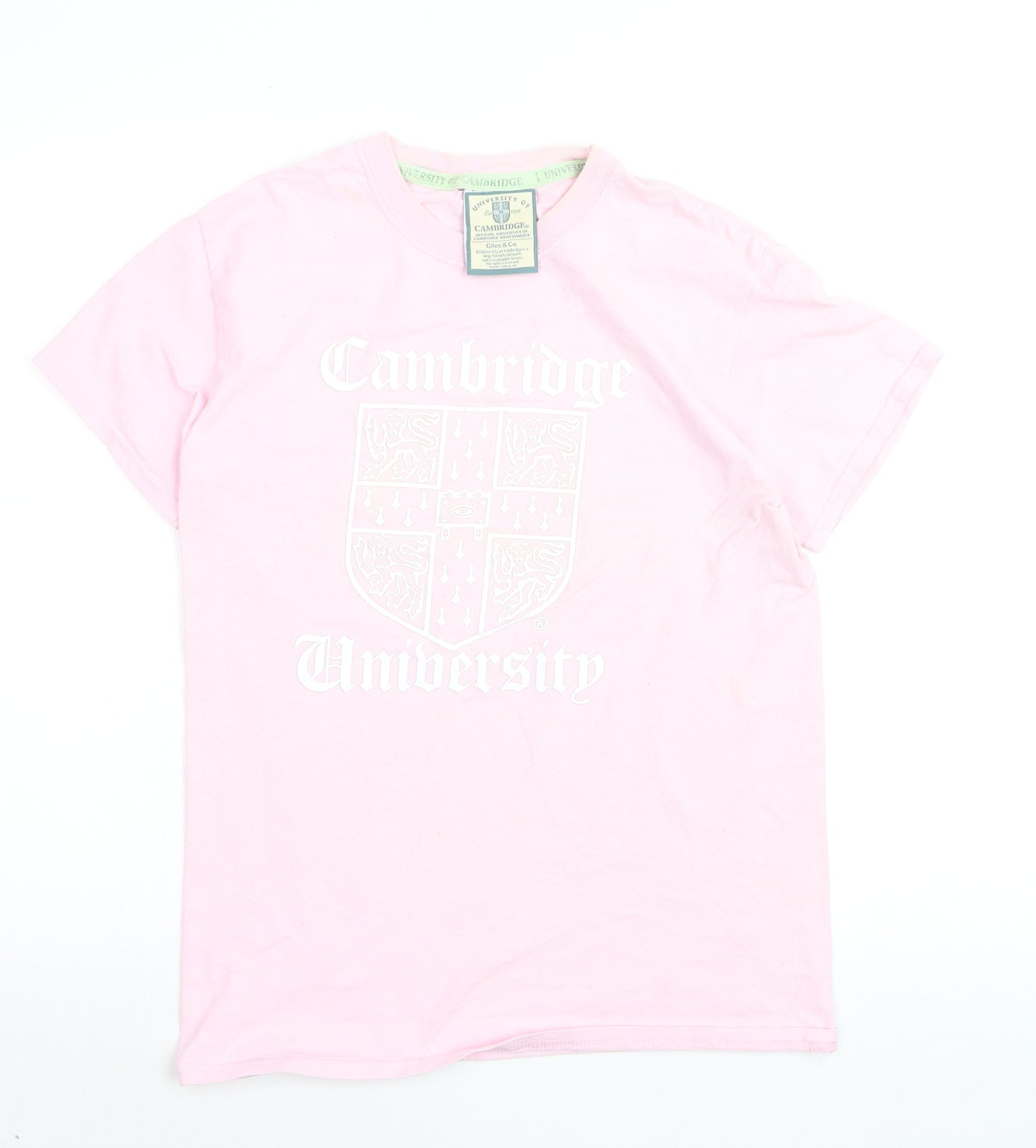 Giles & Co. Women’s Pink Cambridge University Cotton T-Shirt S