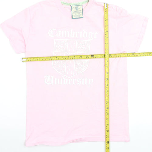 Giles & Co. Women’s Pink Cambridge University Cotton T-Shirt S