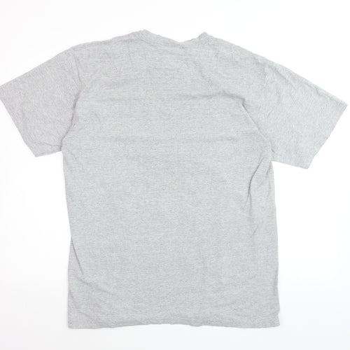 Nike Mens Grey Ole Miss Graphic Crew Neck Short Sleeve T-Shirt Size M