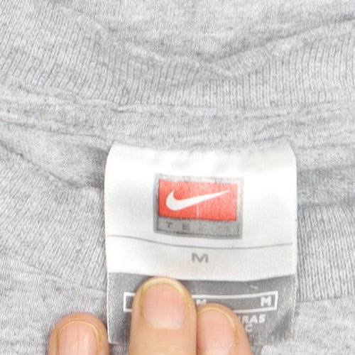 Nike Mens Grey Ole Miss Graphic Crew Neck Short Sleeve T-Shirt Size M