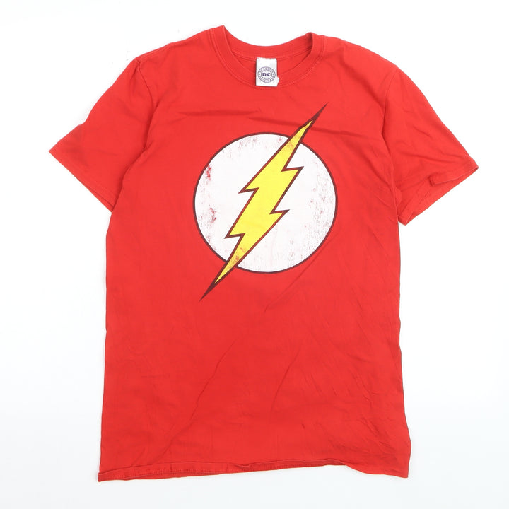 DC Comics Originals Men's Red The Flash Graphic T-Shirt Size M