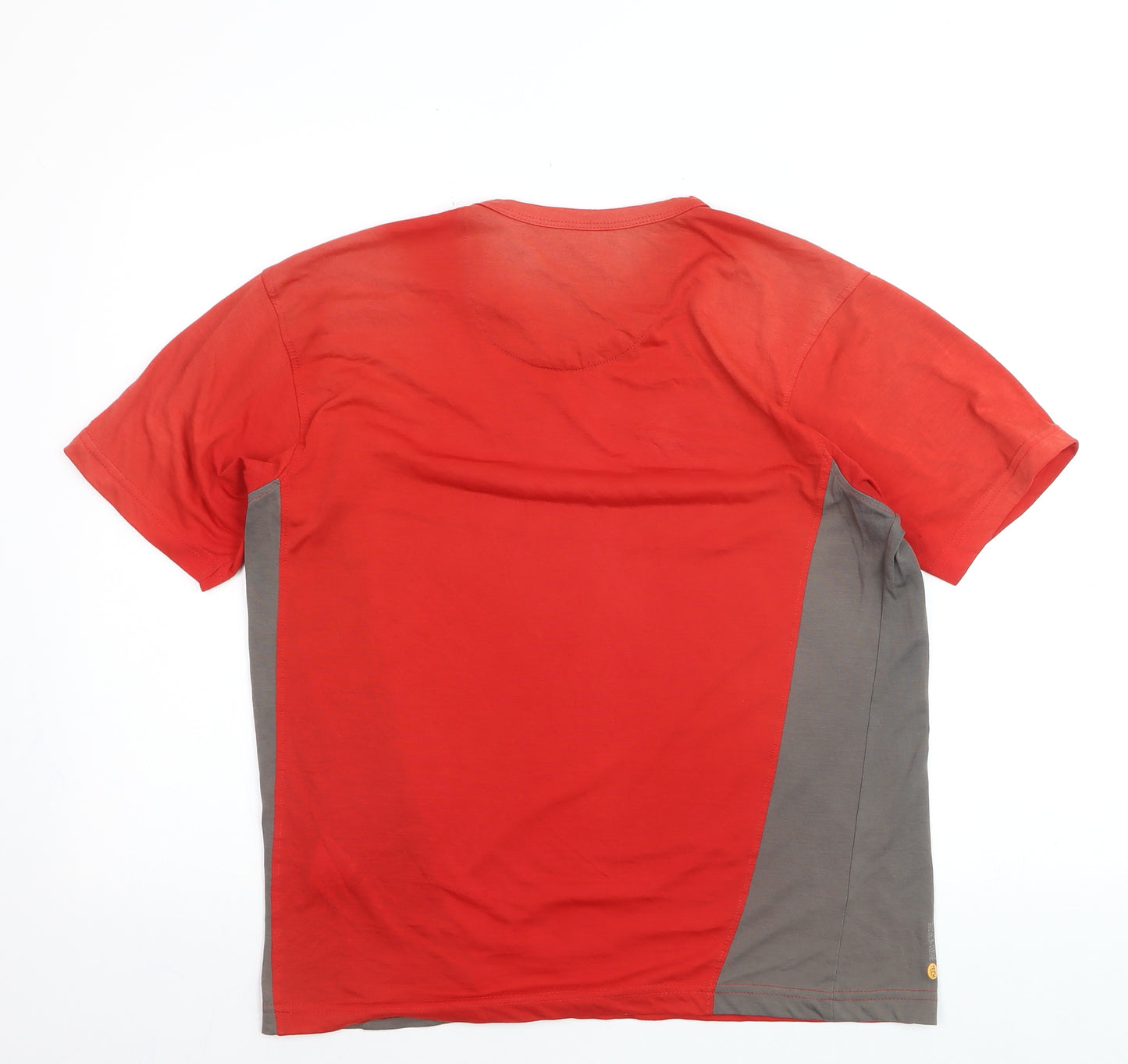 Regatta Men's Red Grey Adventure Tech Outdoor Short Sleeve T-Shirt S