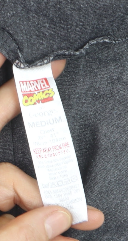 George Marvel Comics Boys Grey Medium Avengers Superhero Graphic T-Shirt