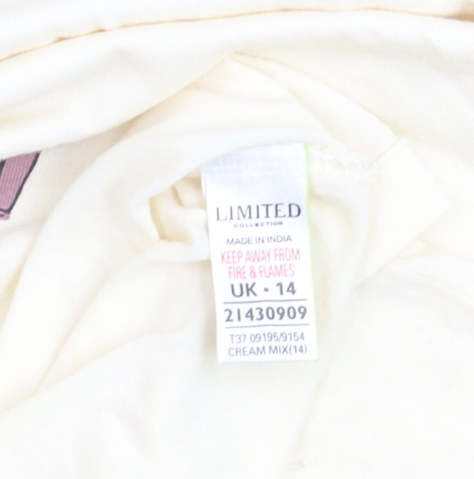 Marks and Spencer Women’s Ivory Funny Animal Nightshirt UK 14