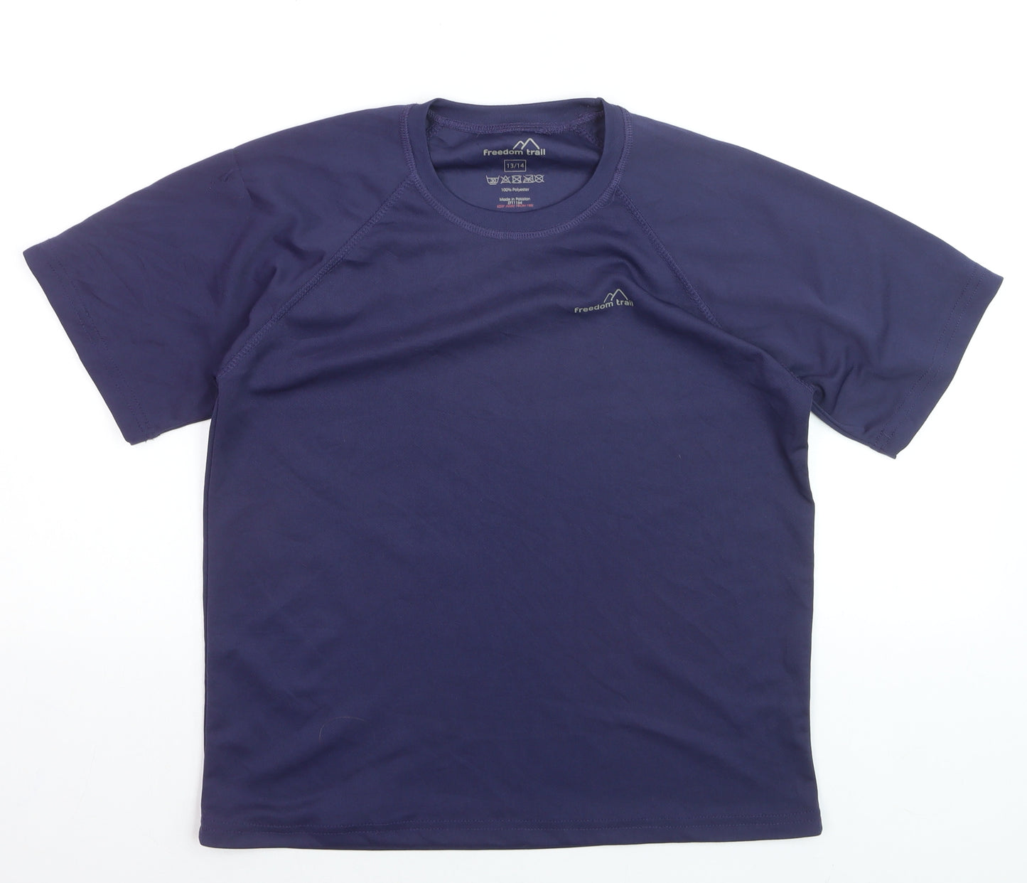 Freedom Trail Boys Blue Short Sleeve Active T-Shirt 13-14 Years