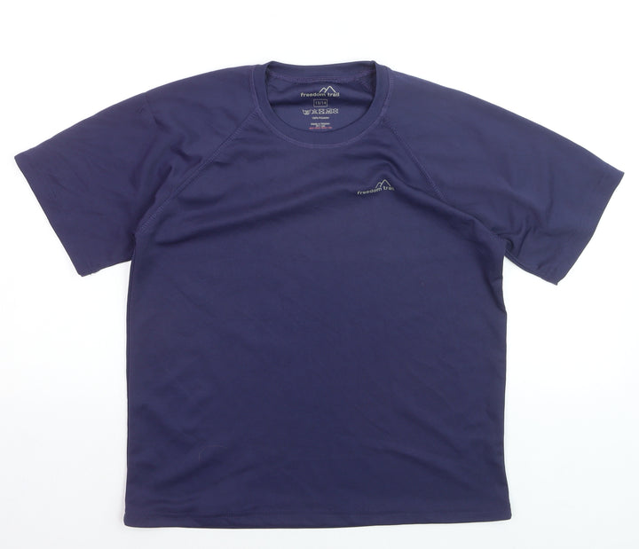 Freedom Trail Boys Blue Short Sleeve Active T-Shirt 13-14 Years
