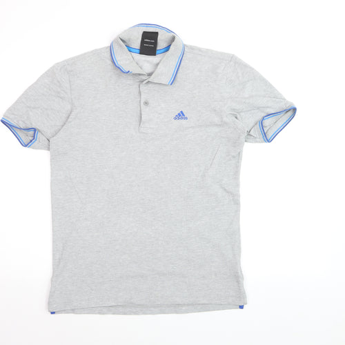 Adidas Men’s Grey Clima365 Performance Polo Shirt Small