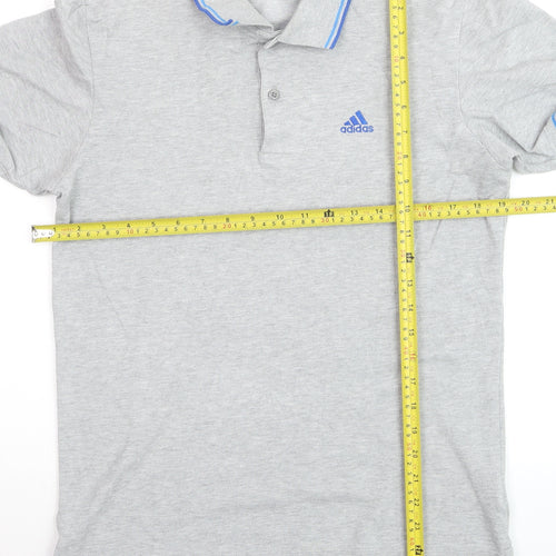 Adidas Men’s Grey Clima365 Performance Polo Shirt Small
