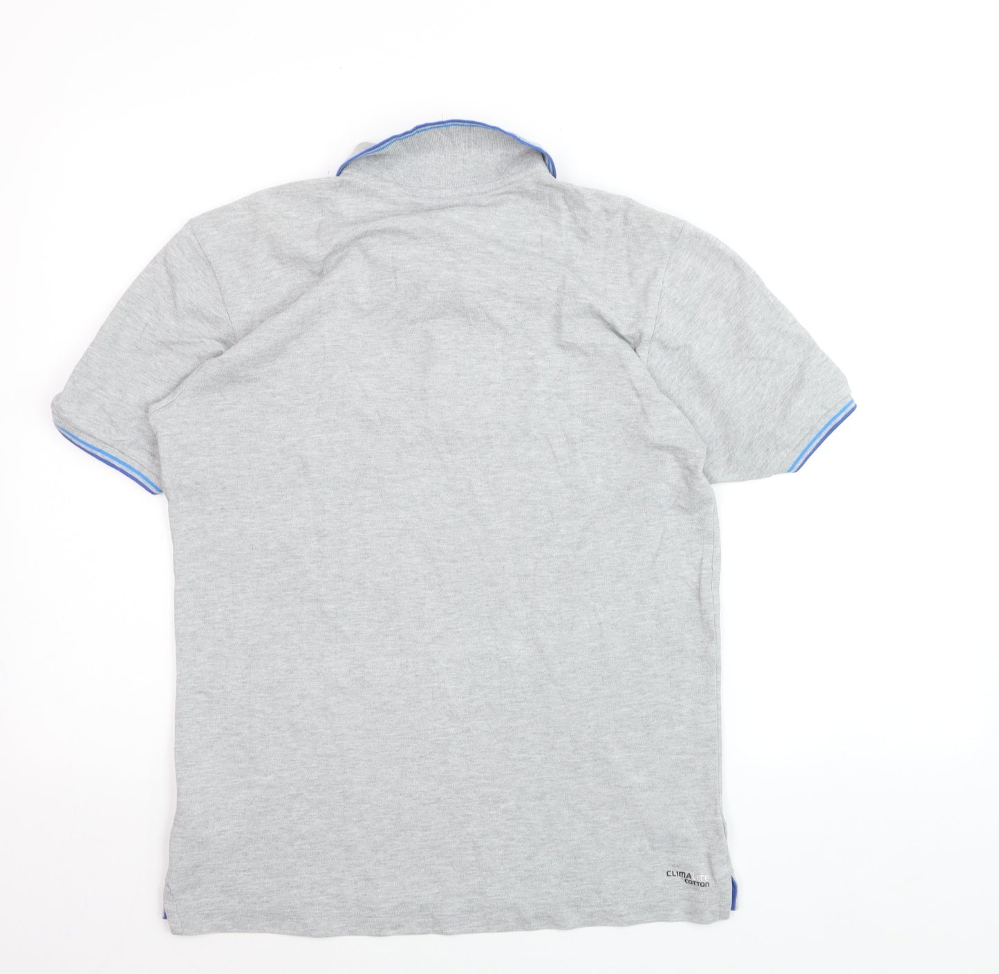 Adidas Men’s Grey Clima365 Performance Polo Shirt Small