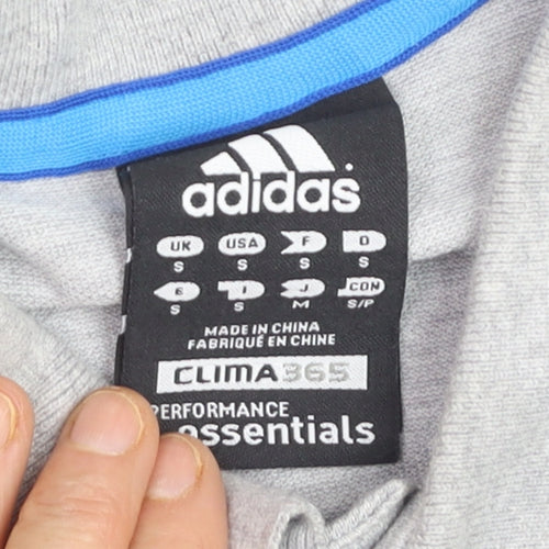 Adidas Men’s Grey Clima365 Performance Polo Shirt Small
