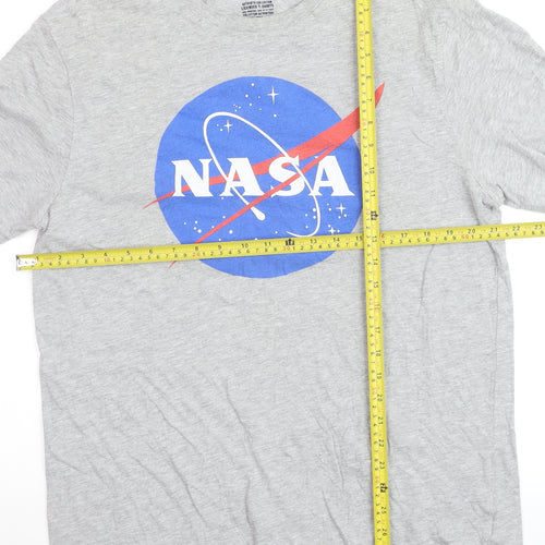 Gap Men's Grey NASA Logo Graphic Print T-Shirt Size L