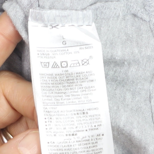 Gap Men's Grey NASA Logo Graphic Print T-Shirt Size L