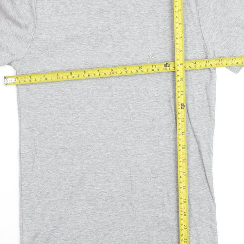 French Connection Men's Grey Crew Neck Cotton T-Shirt M