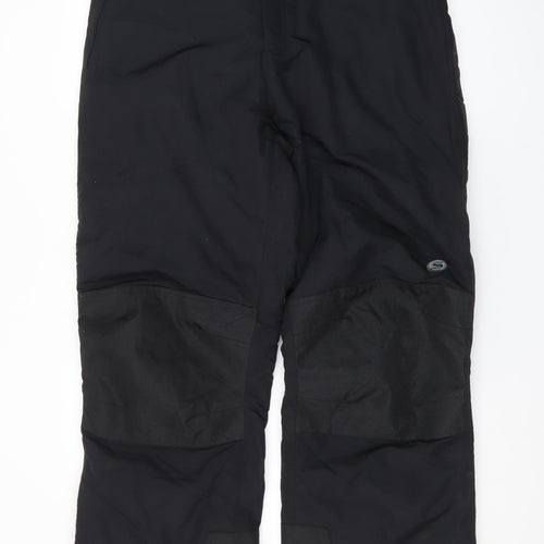 Slalom Men’s Black L Snow Pants Waterproof Winter Ski Trousers