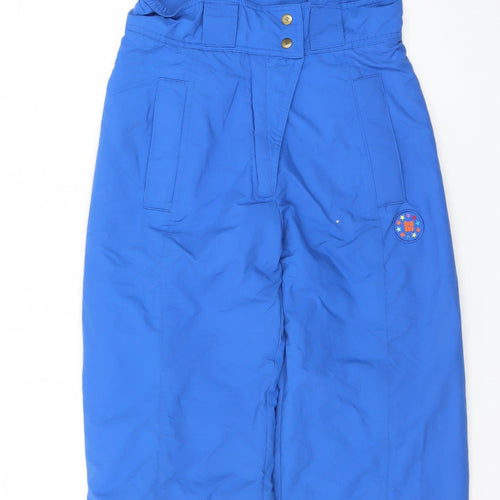 Big Ski Men's Blue Size 40 Snow Pants Waterproof Nylon Winter Trousers