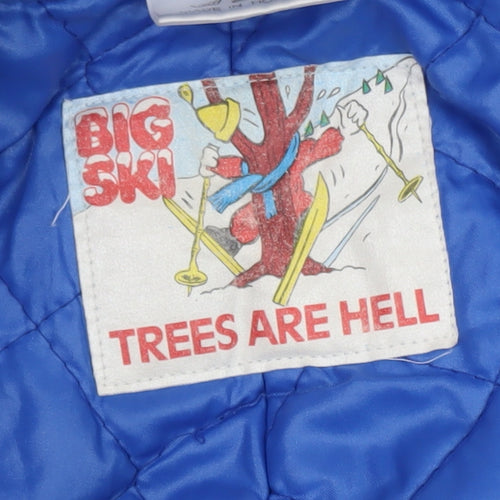 Big Ski Men's Blue Size 40 Snow Pants Waterproof Nylon Winter Trousers
