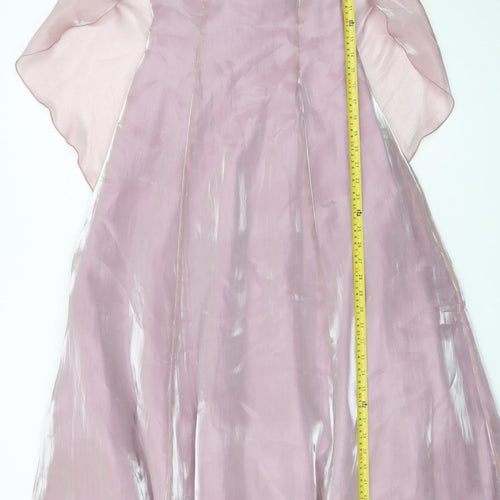 Début Women Pink Knee Length Slip Dress Size 8 Formal Occasionwear