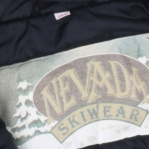 Nevada Unisex Green Black Padded Snow Pants Ski Suit Size 5-6