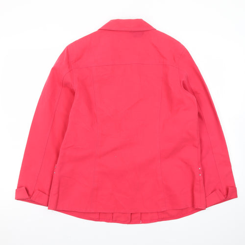 Isle Women’s Pink Size 14 Classic Single-Breasted Blazer